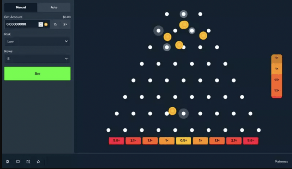 crypto casino plinko